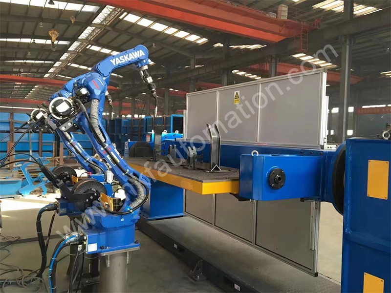 Yaskawa Robot and Three-Axis Vertical Positioner Automatic Welding Brackets Yaskawa Robot and Three-Axis Vertical Positioner Automatic Welding Brackets