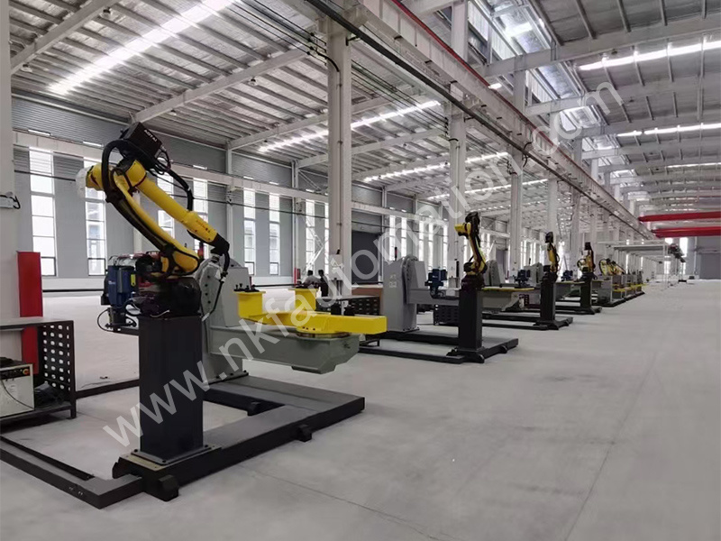 Fanuc Robot and Two-Axis L type Positioner Automatic Welding Workstation Fanuc Robot and Two-Axis L type Positioner Automatic Welding Workstation