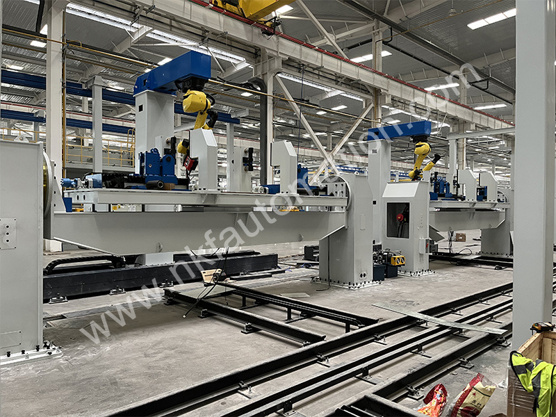 Fanuc Robot and Two-Axis U Type Positioner and Linear Rail Automatic Welding Engineering Machinery Products Fanuc Robot and Two-Axis U Type Positioner and Linear Rail Automatic Welding Engineering Machinery Products