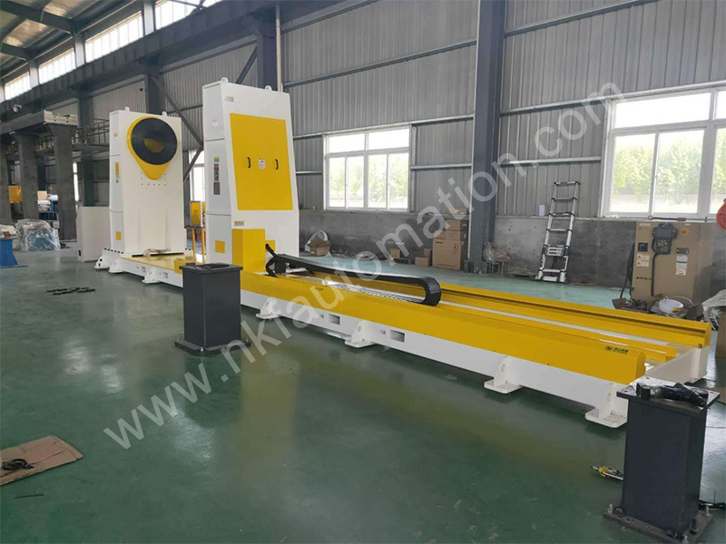 Heavy payload Single-axis positioner with tail stock adjusted supporting Fanuc welding robot Heavy payload Single-axis positioner with tail stock adjusted supporting Fanuc welding robot