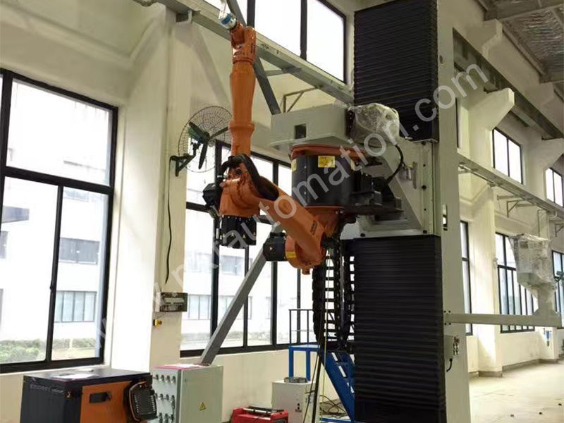 Z axis lift up and down linear rail, supporting KUKA robot Z axis lift up and down linear rail, supporting KUKA robot