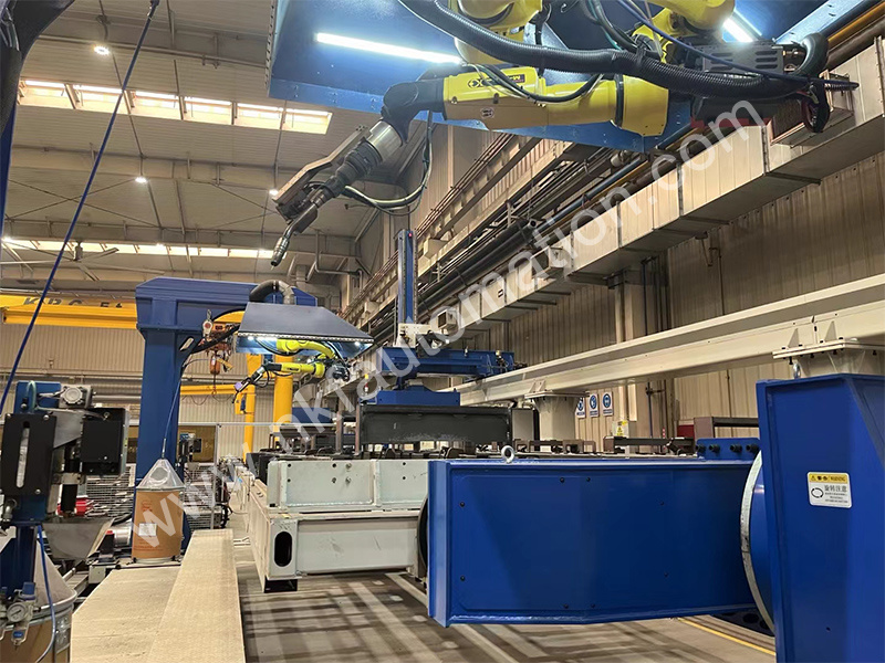 Fanuc Robot and Three-Axis Vertical Positioner and Linear Rail Fanuc Robot and Three-Axis Vertical Positioner and Linear Rail