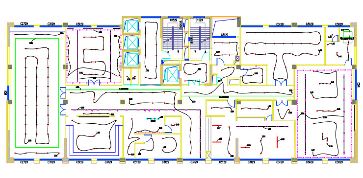 Lighting circuit diagram design Lighting circuit diagram design