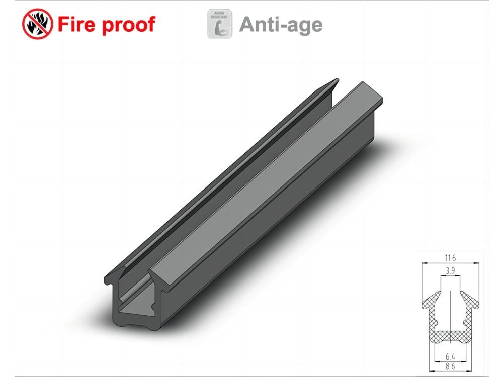 Glass Balustrade EPDM Sealing Strip for Railing System