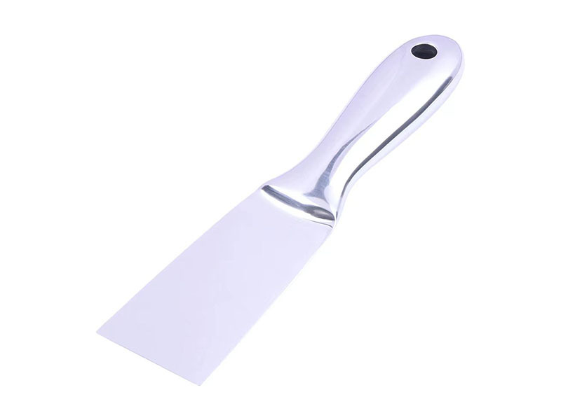 Stainless steel integrated putty knife