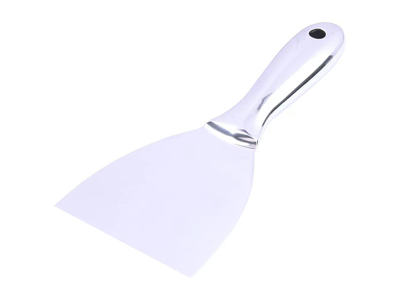 Stainless steel integrated putty knife