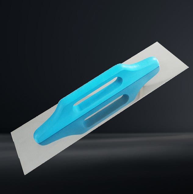 Extended plastering trowel