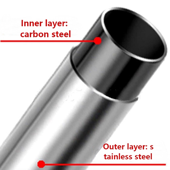 Stainless steel composite pipe