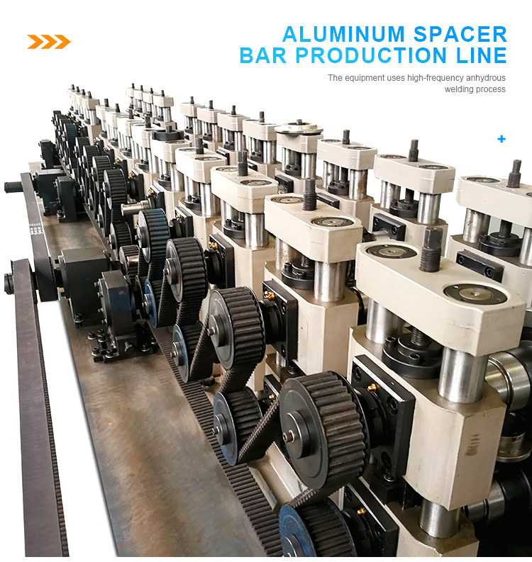 aluminum section pipe making machine