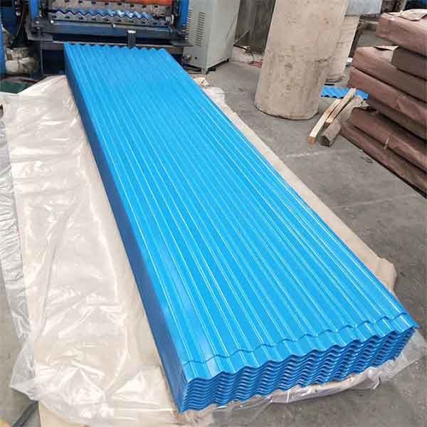 Coated galvanized roof steel sheet