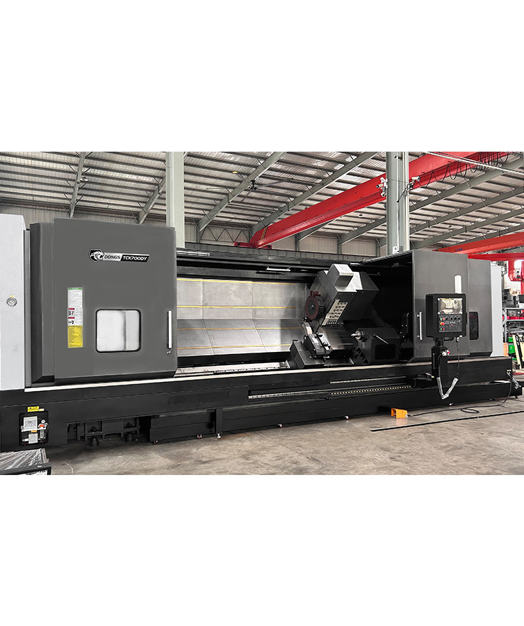 What are the advantages of DONGS machine tools with slant bed structures?