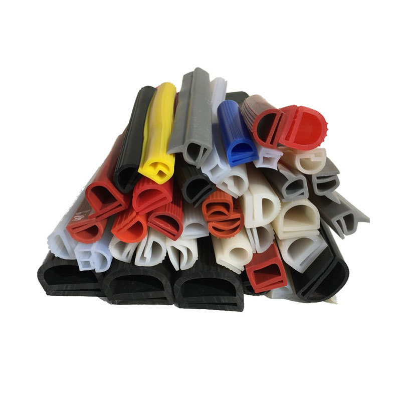 Silicone sealing strip