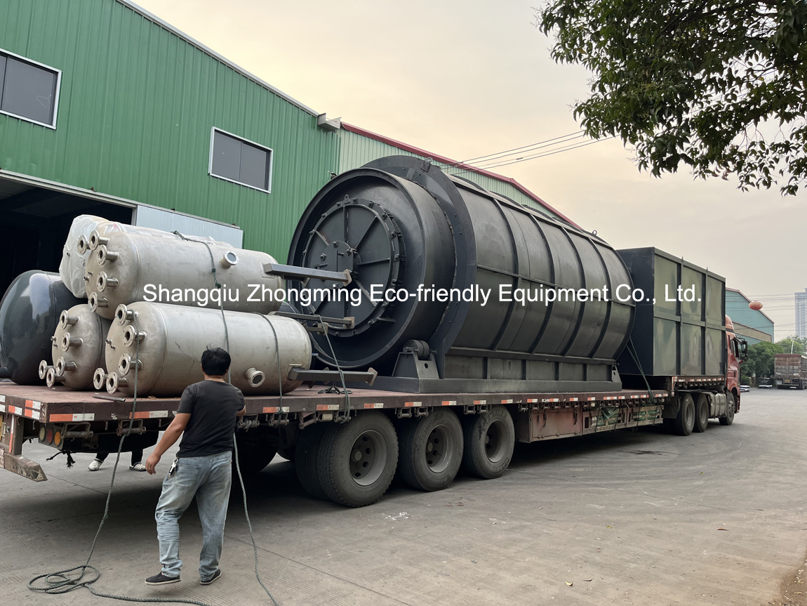 Shipment of 40TPD Plastic Waste Pyrolysis Machines