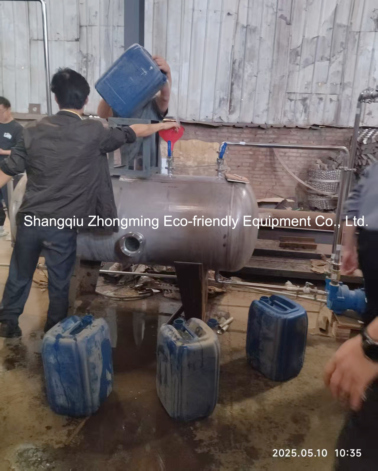 Successfully tested the customized equipment