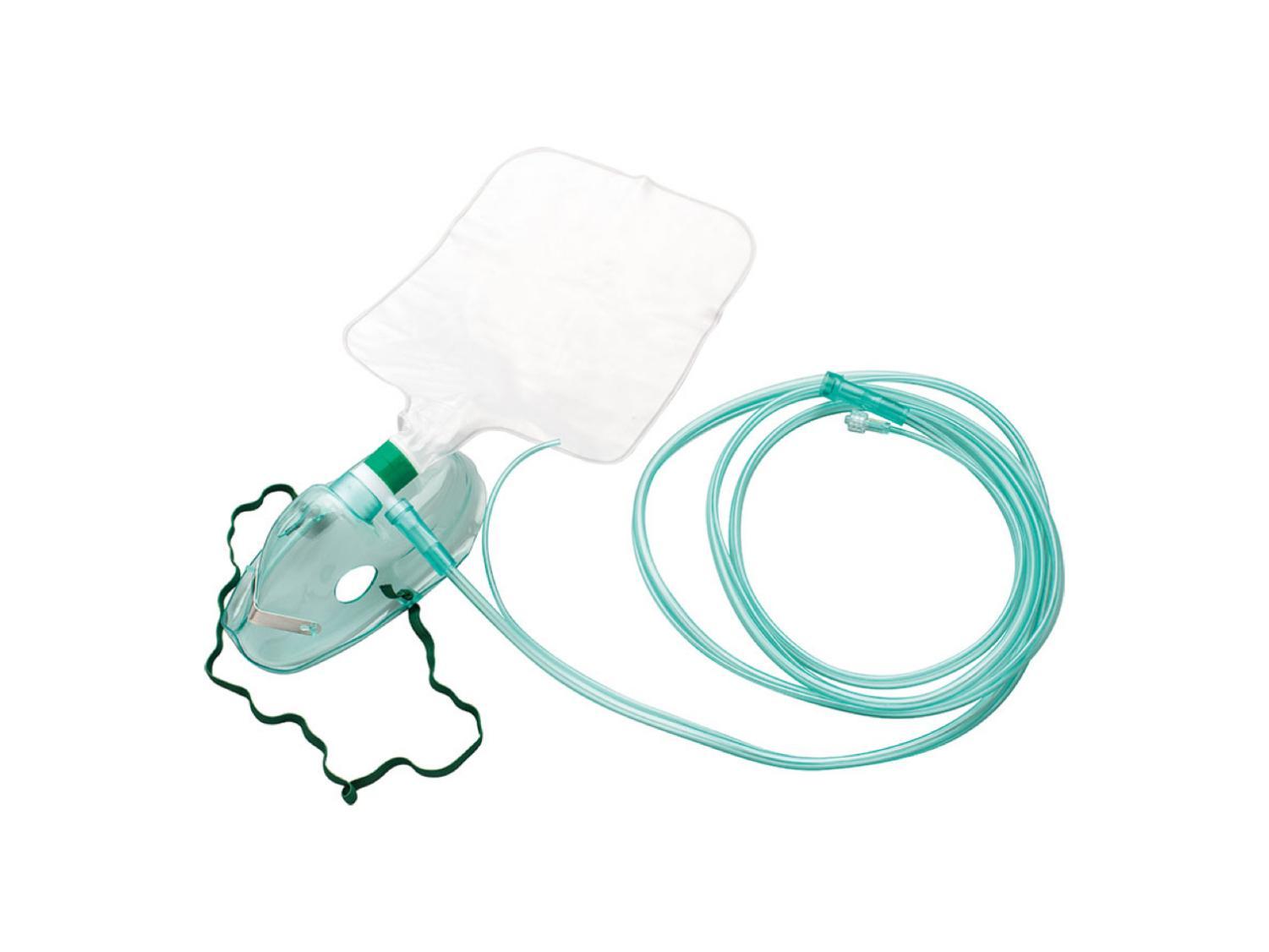 Capnography Sampling Non-Rebreathing Mask