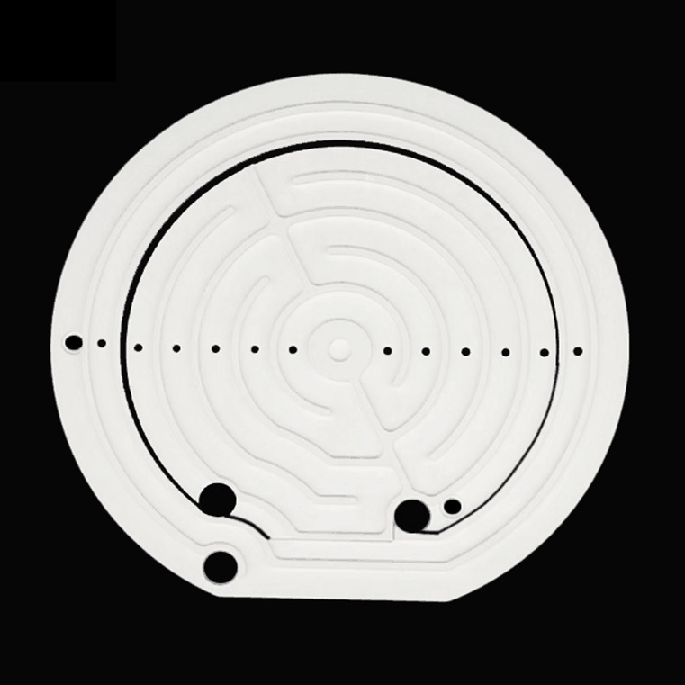 Composite boron nitride heating plate, forming mold, etc