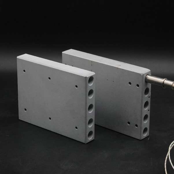 Composite boron nitride heating plate, forming mold, etc