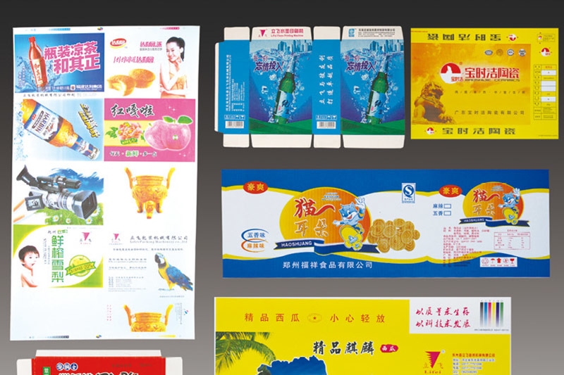 纸箱包装的颜色特点: