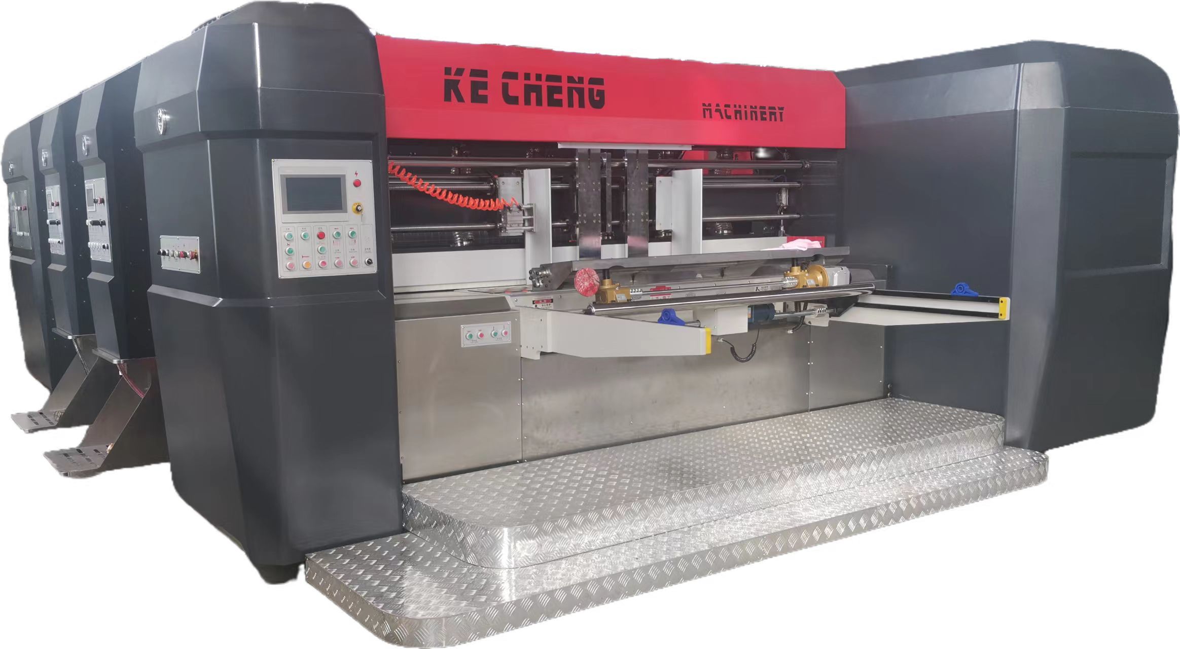 1228 Corrugated Carton Flexo Printing Slotting Machine