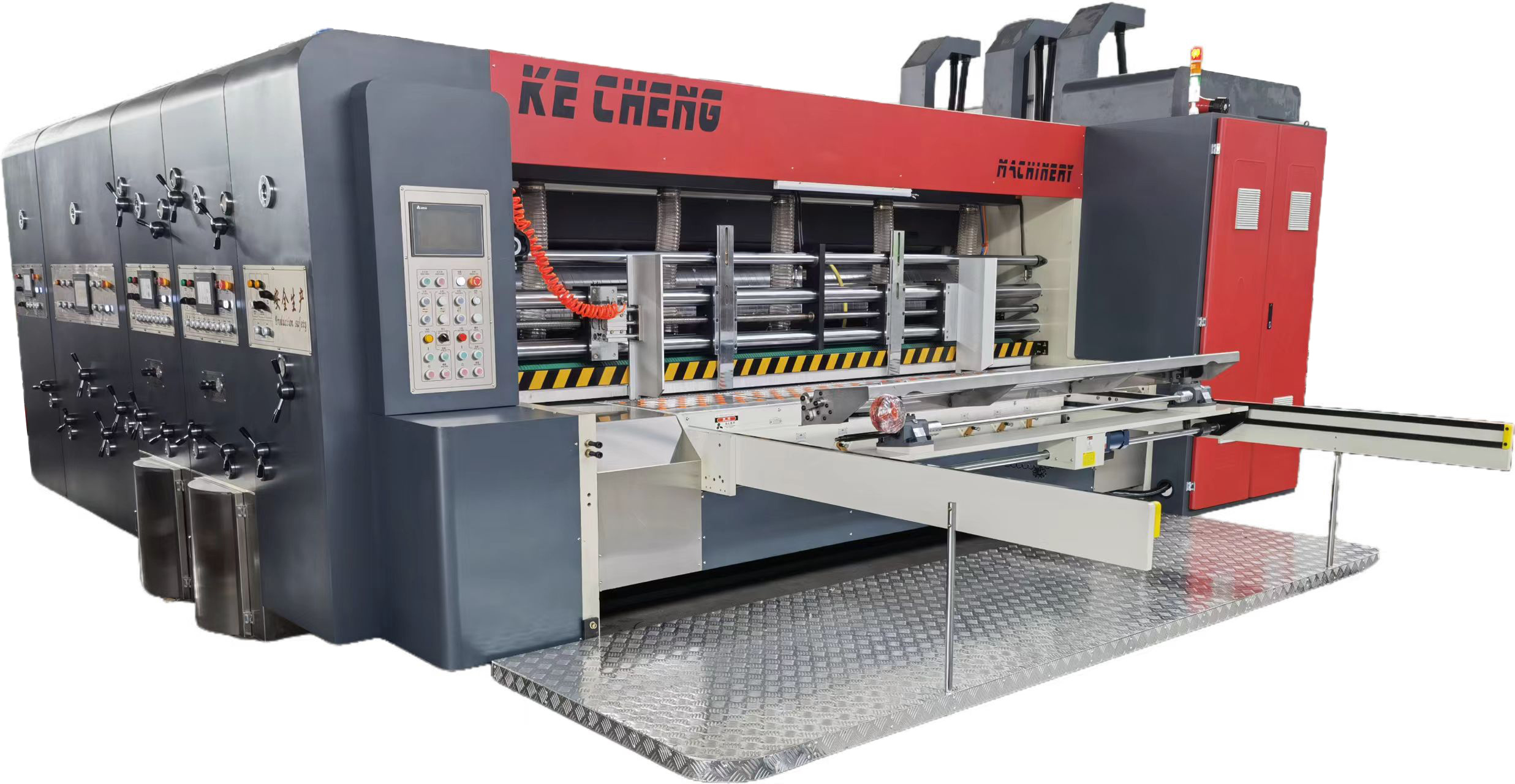 KC-H1838 2 Color Printer Slotter Die Cutter Stacker