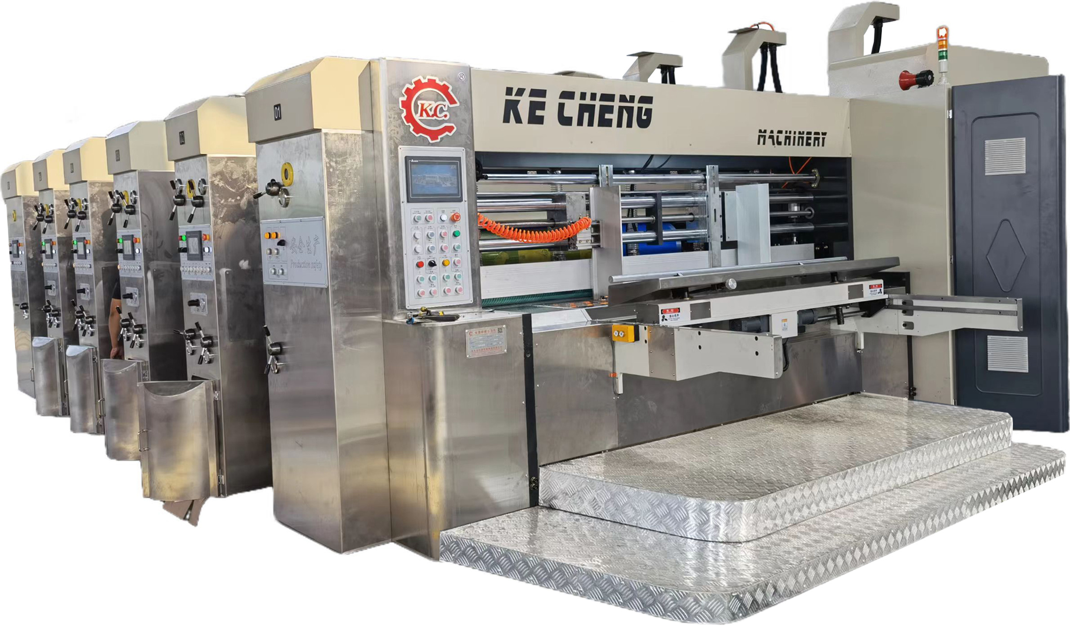 High Speed Corrugated Carton Flexo Printing Die Cutting Machine