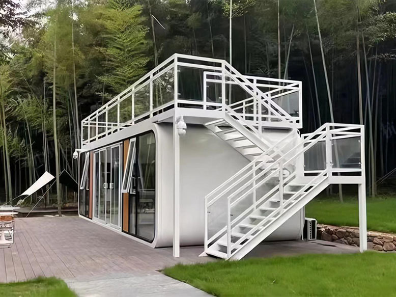 Realistic view of Qingdao Apple Container house Realistic view of Qingdao Apple Container house