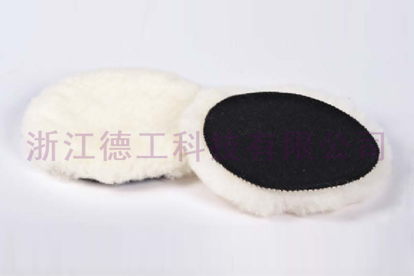 Raw leather wool ball (sticky cloth edge)