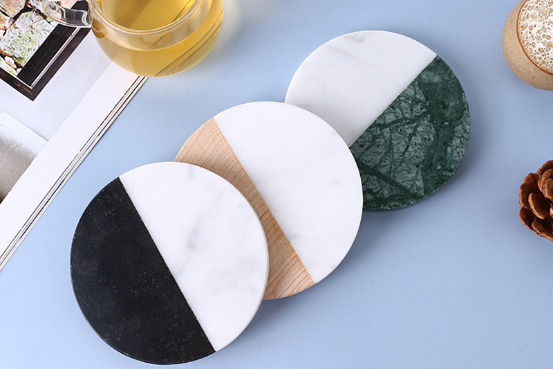 Marble coasters