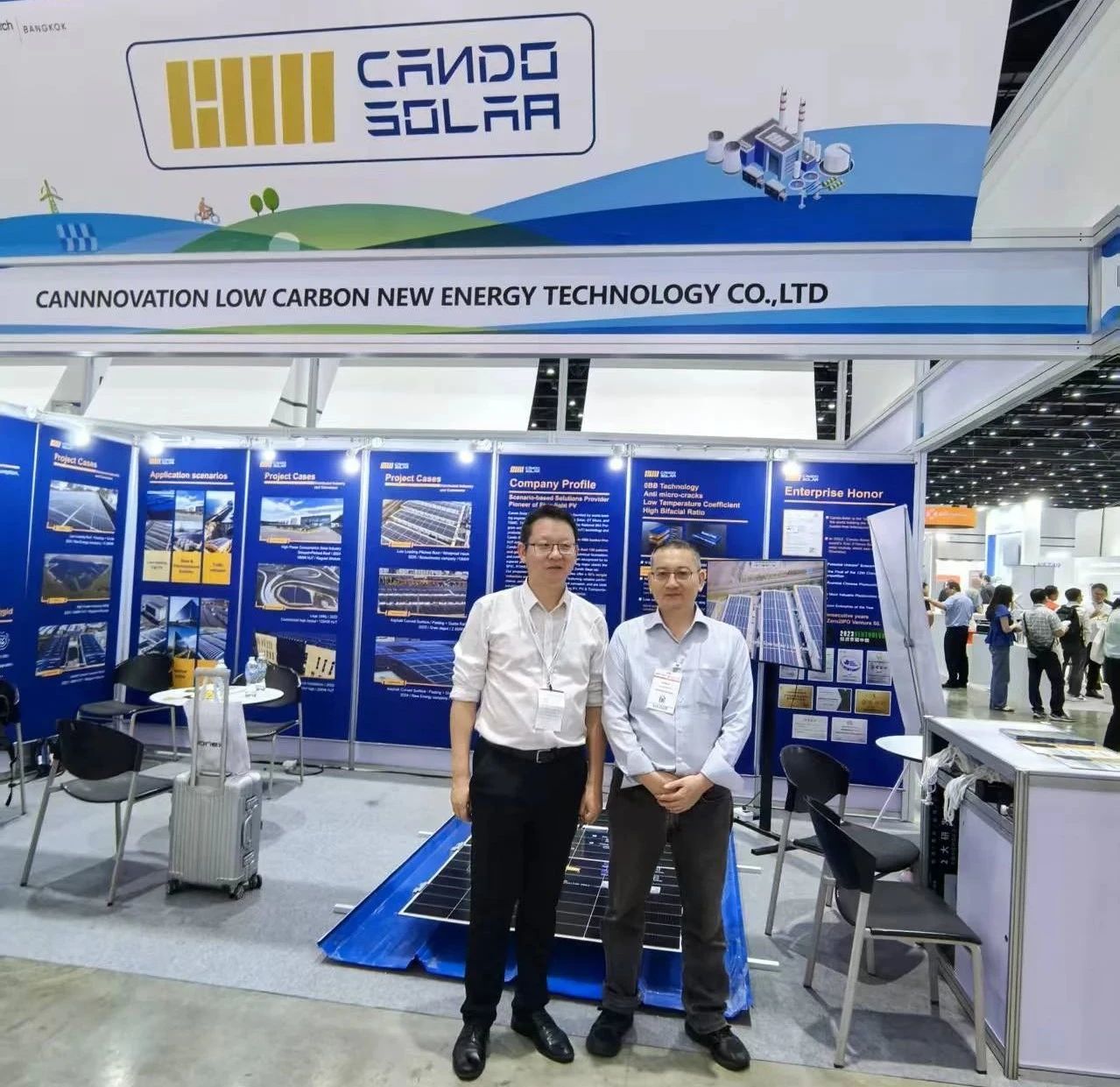 Zhongneng Chuangtai Photovoltaic Exhibition returns with honor! Light and rigid components with "light, thin, and curved surface adaptation" have won global customers