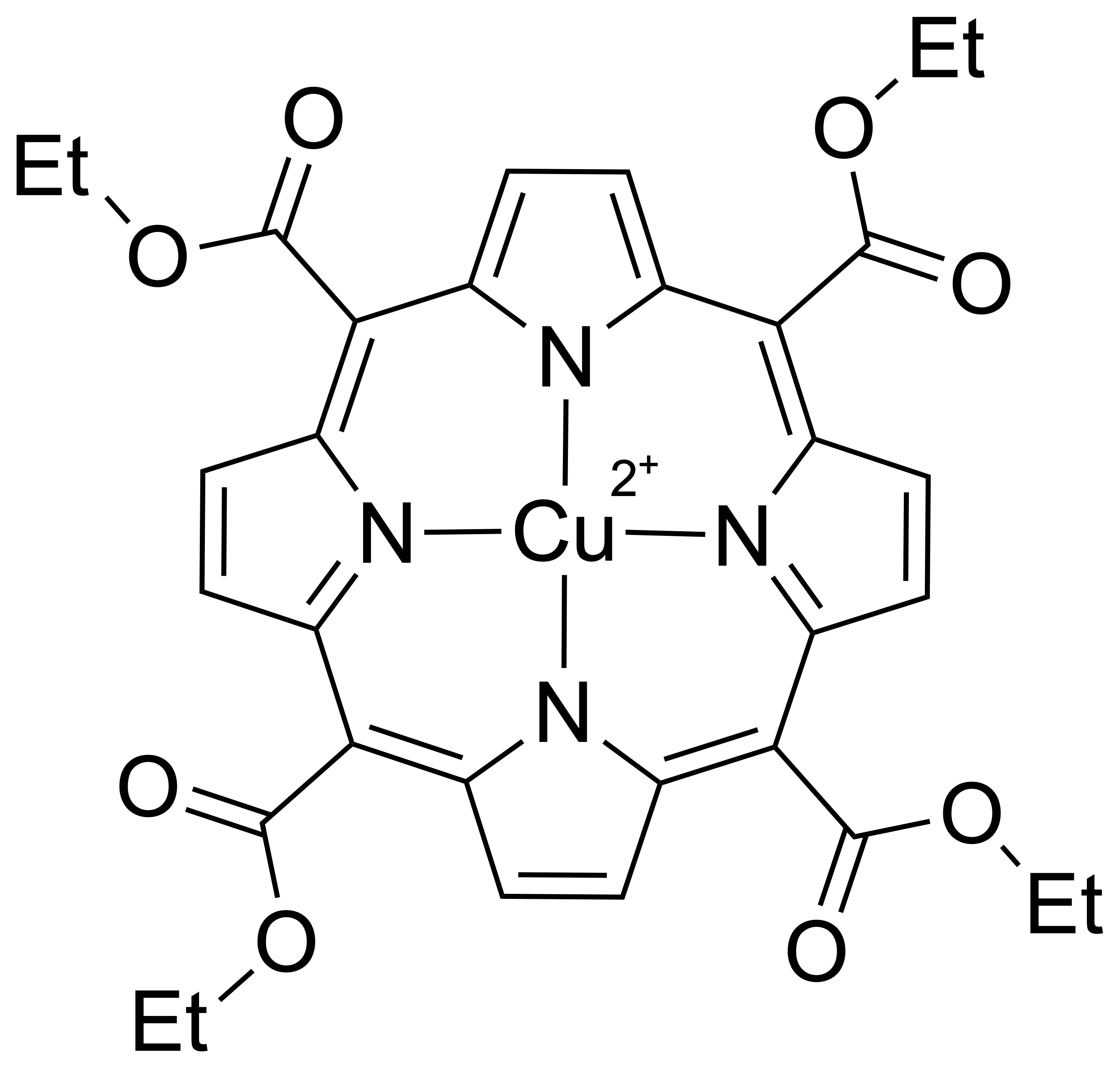 四乙酯基卟啉铜(II)