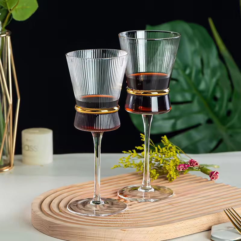 Striped goblet