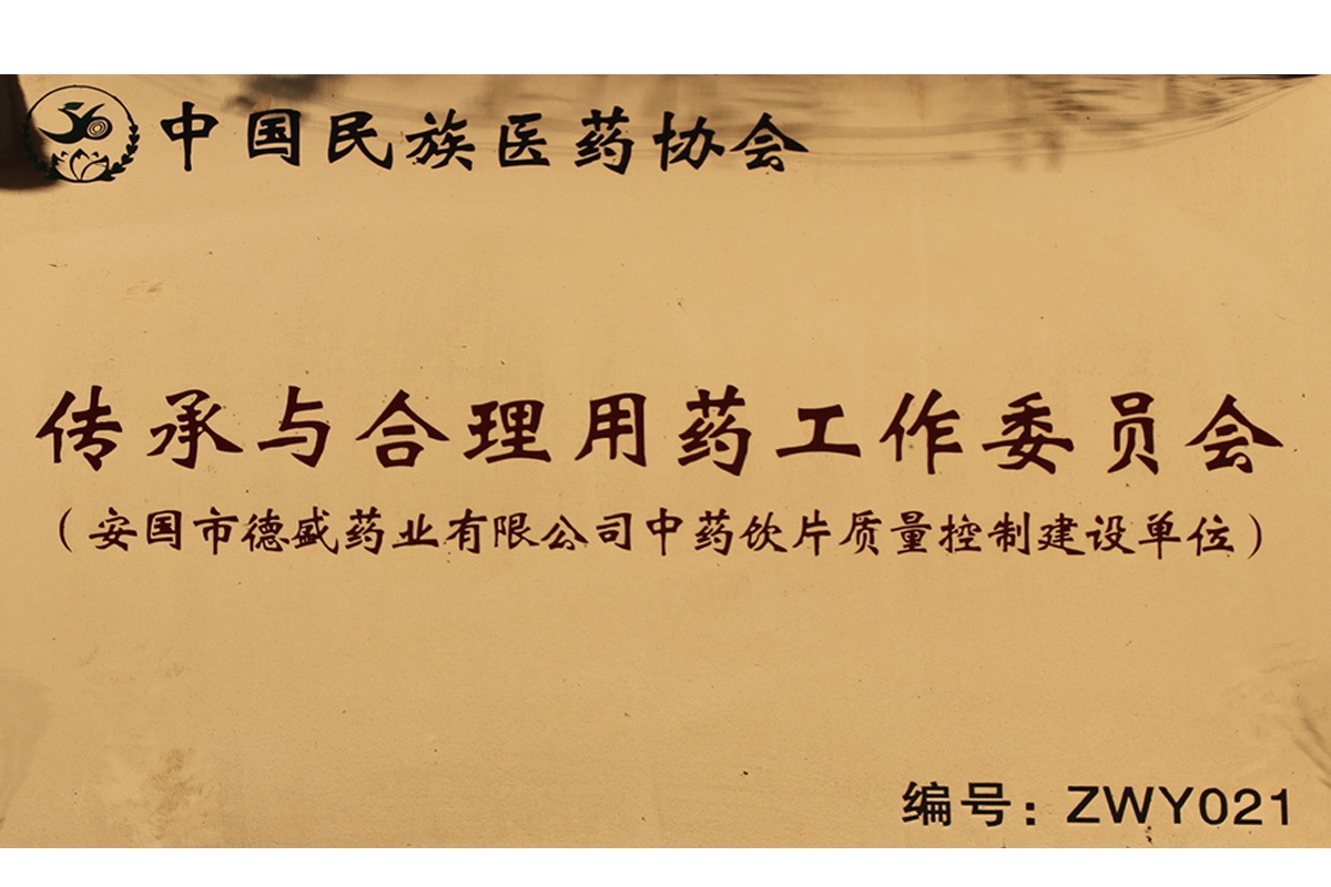 傳承與合理用藥工作委員會(huì)