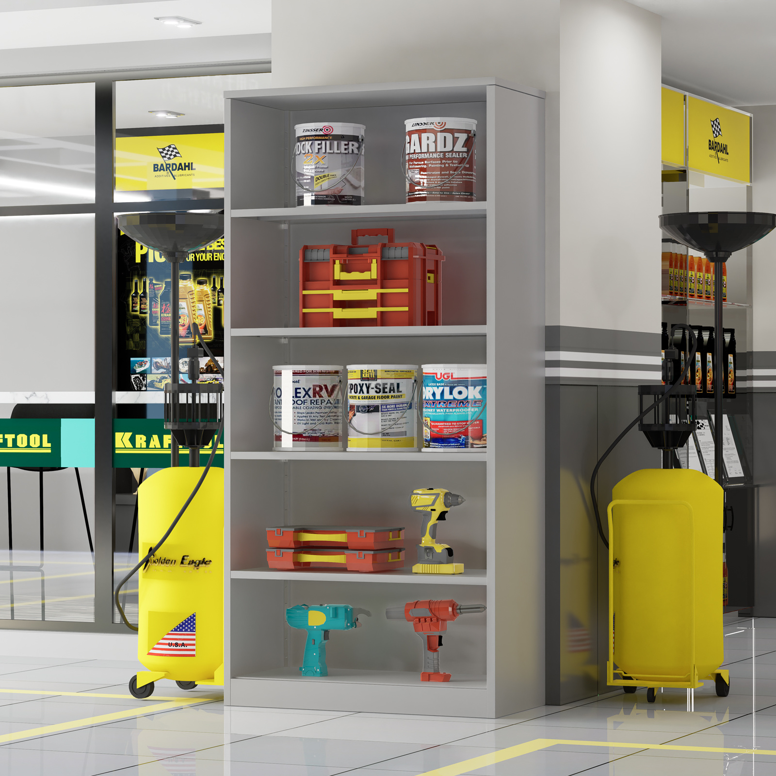 2100H Steel Open Bay shelving