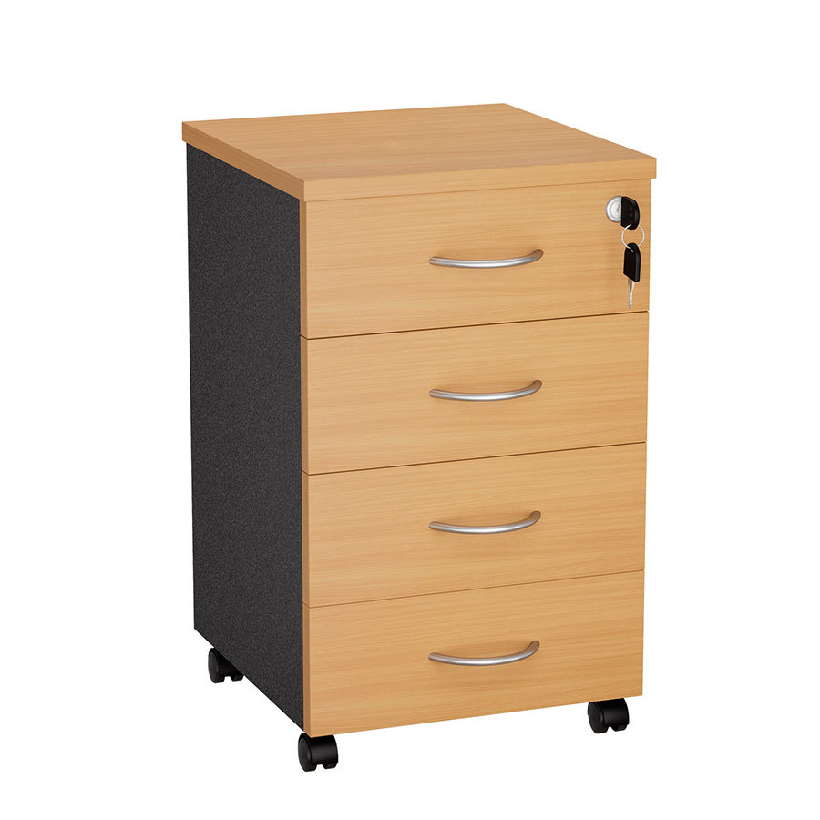 Mobile Pedestal 4 Drawer