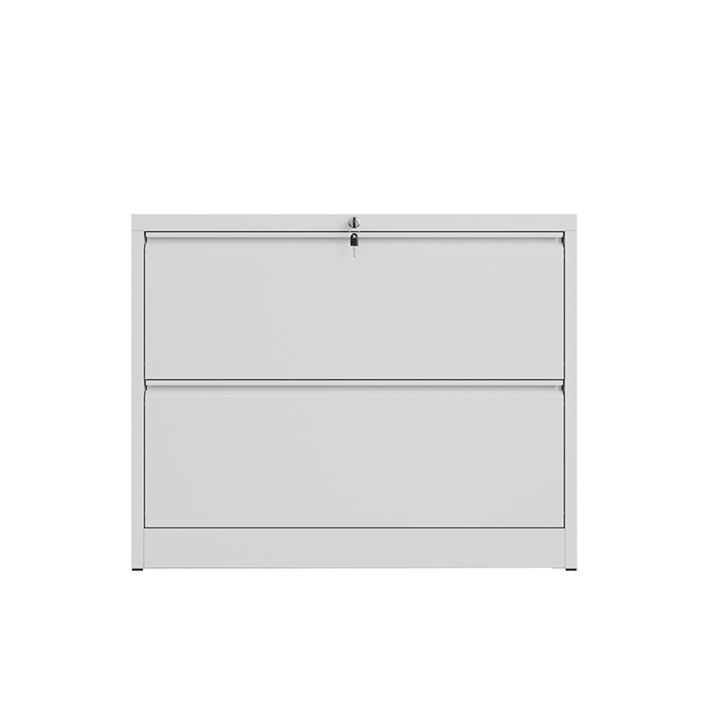 Lateral 2 Drawer White Drawer