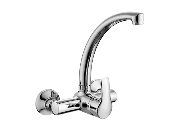 Single Lever Wall Mounted Kitchen Mixer