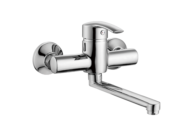 Single Lever Wall Mounted Kitchen Mixer