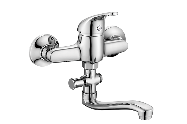 Single Lever Wall Mounted Kitchen Mixer