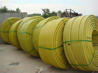 Color silicon core tube