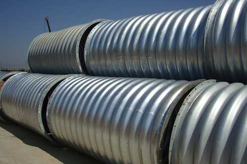 Cold-formed metal corrugated culvert pipe