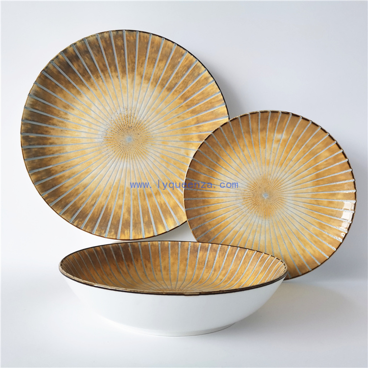 Wholesale Radiating - Design Porcelain Dinnerware: Warmth and Elegance on Your Table