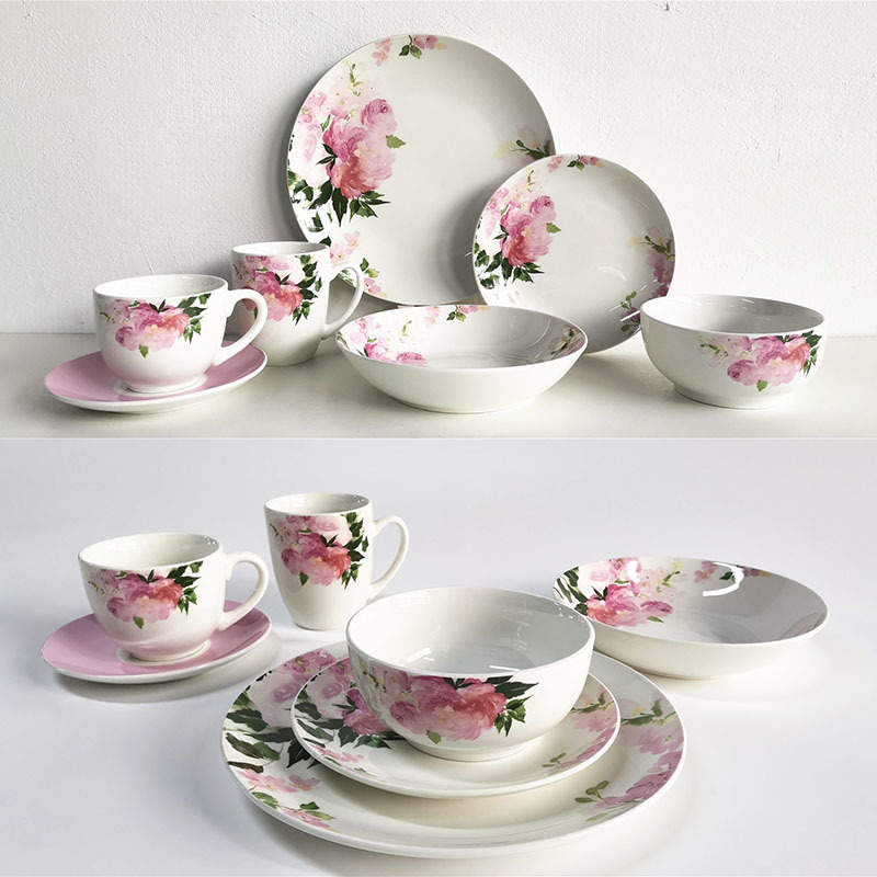Decal dinnerware