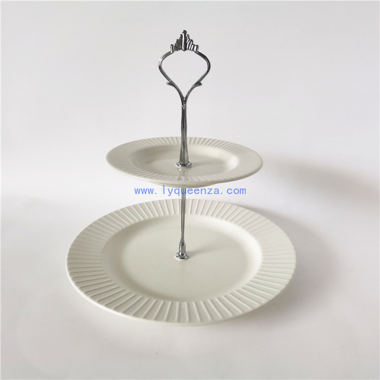 Wholesale Chic Two - Tiered Snack Stand: Transform Your Dining Experience