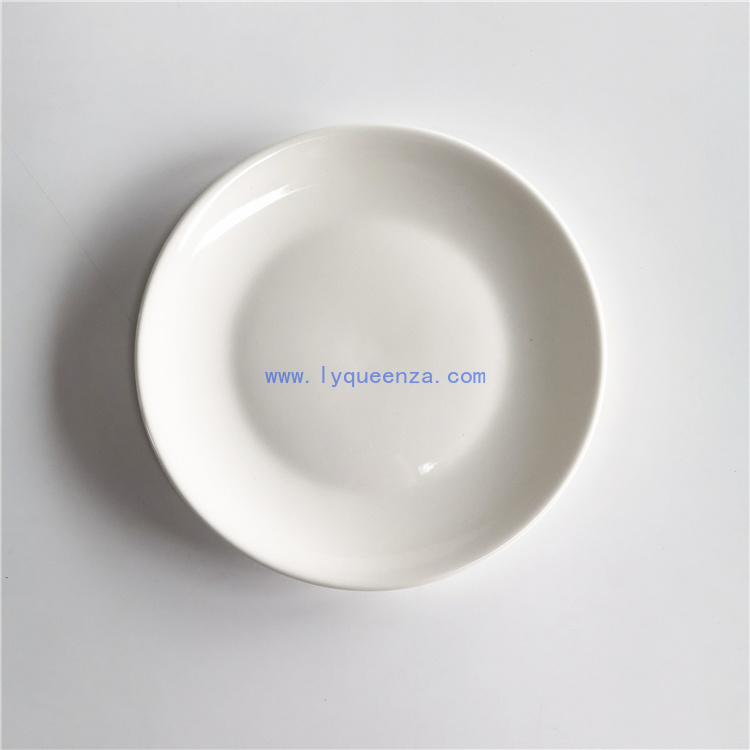 Wholesale 7 - Inch Pure White Porcelain Plate: Where Elegance Meets Practicality
