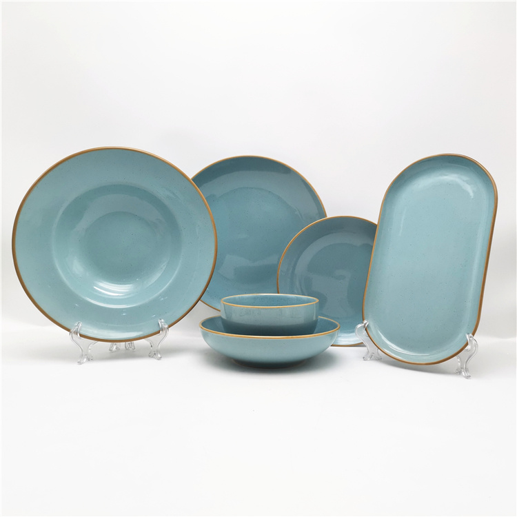 Color glaze dinnerware