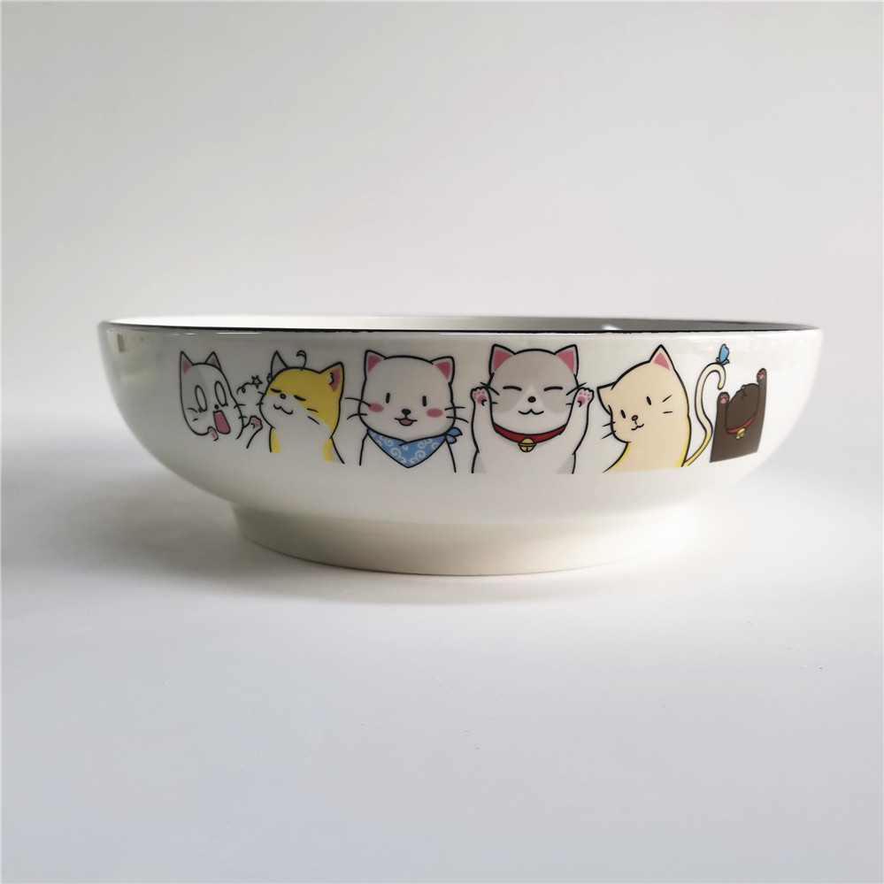 9inch DIANZI bowl ceramic dinnerware custom LOGO and design