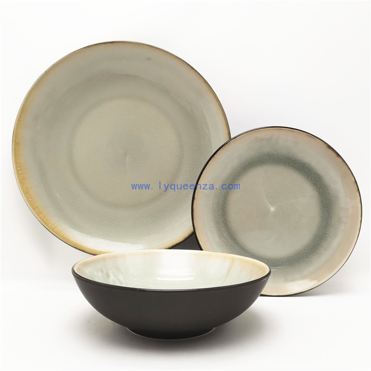 Elevate Your Table with Crackle Glaze Ceramic Dinnerware
