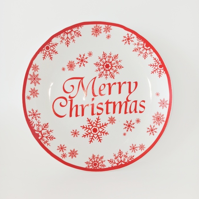 Wholesale Christmas Ceramic Plate Porcelain Dinnerware