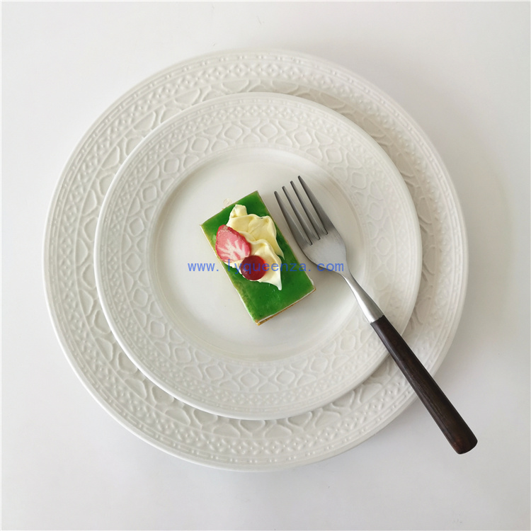 Wholesale Embossed Porcelain Plates: Elevate Your Table Setting