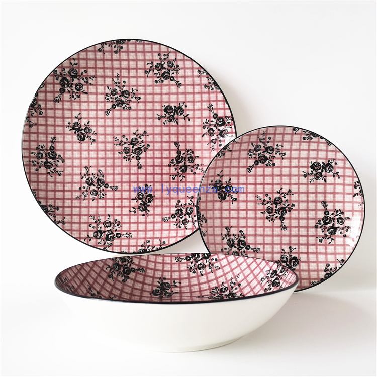 Wholesale Flower - Design Pad - Printed Porcelain Dinnerware: Blossom Your Table Setting